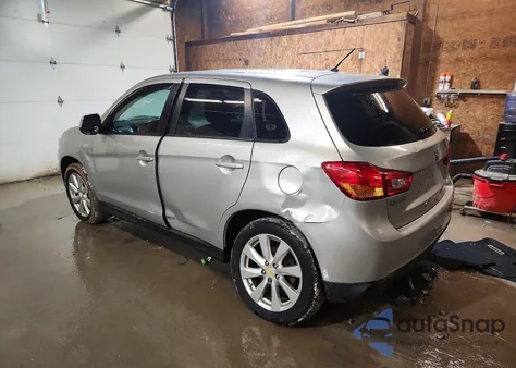 2015 Mitsubishi Outlander Sport Es from USA, damaged, VIN 4A4AP3AU7FE001928
